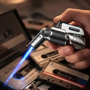 077 Mini Banbao Steel Electronics Gas Lighter