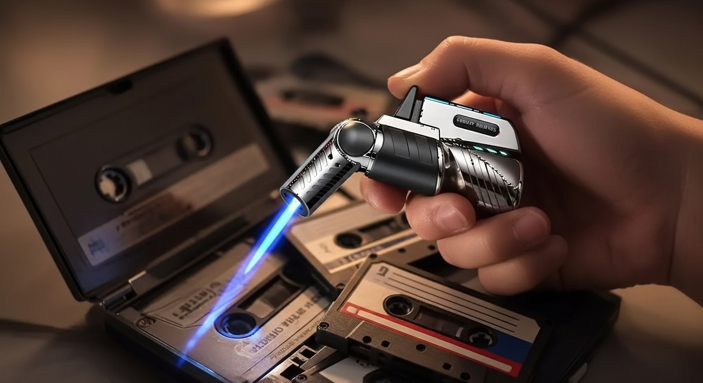 077 Mini Banbao Steel Electronics Gas Lighter